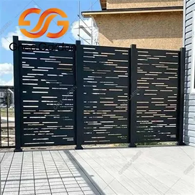 سياج كورتن الفولاذي الحديث