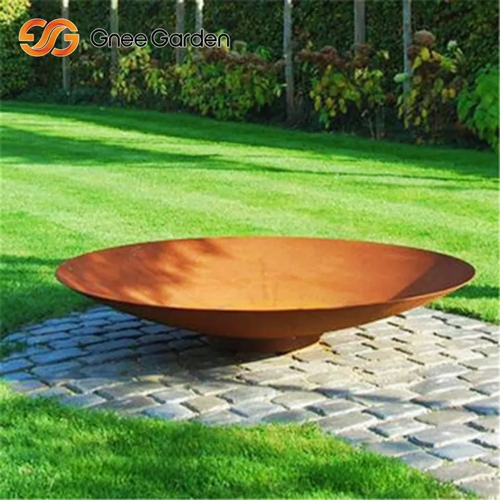 Corten Industrial Pit Grill وظيفة مزدوجة