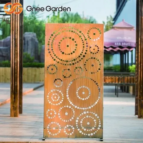 شاشات حديقة Corten Laser Cut Garden