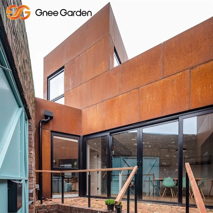 ألواح المعادن Corten نمط الصيانة منخفضة