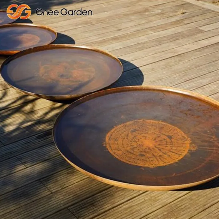 وعاء نار بروبان مقاوم للصدأ Corten