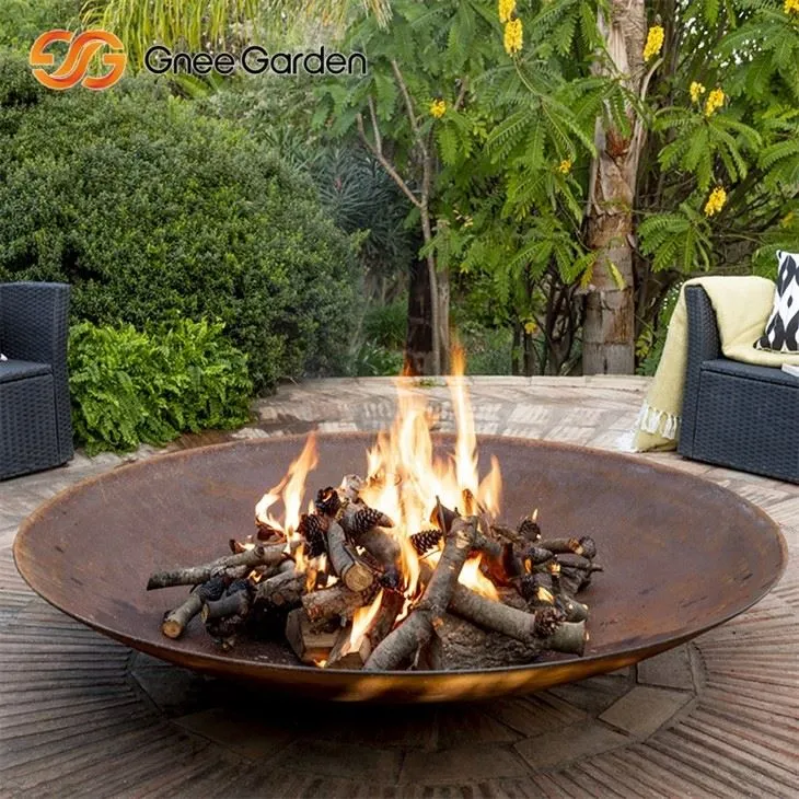Corten Steel Fire Bowl مقاوم للصدأ في الهواء الطلق