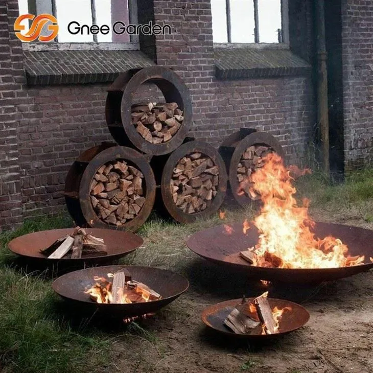 Corten Steel Fire Bowl Place Place