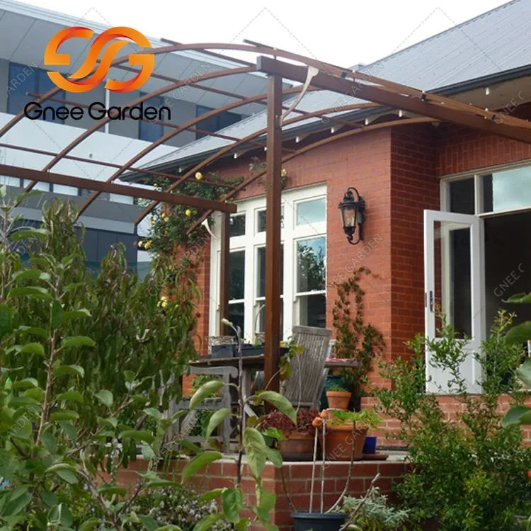 شرفة حديقة معدنية من كورتين ستيل