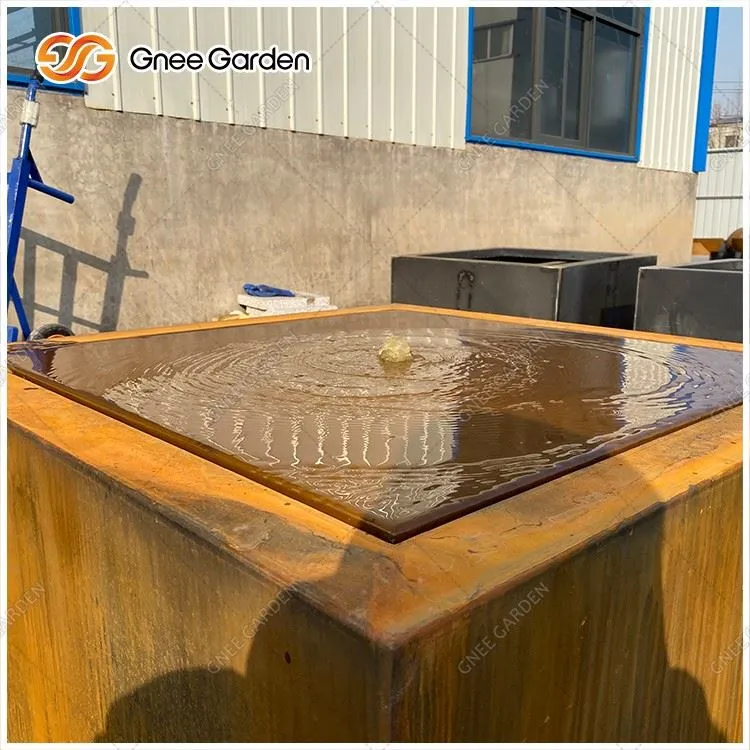 Corten Water Fountain