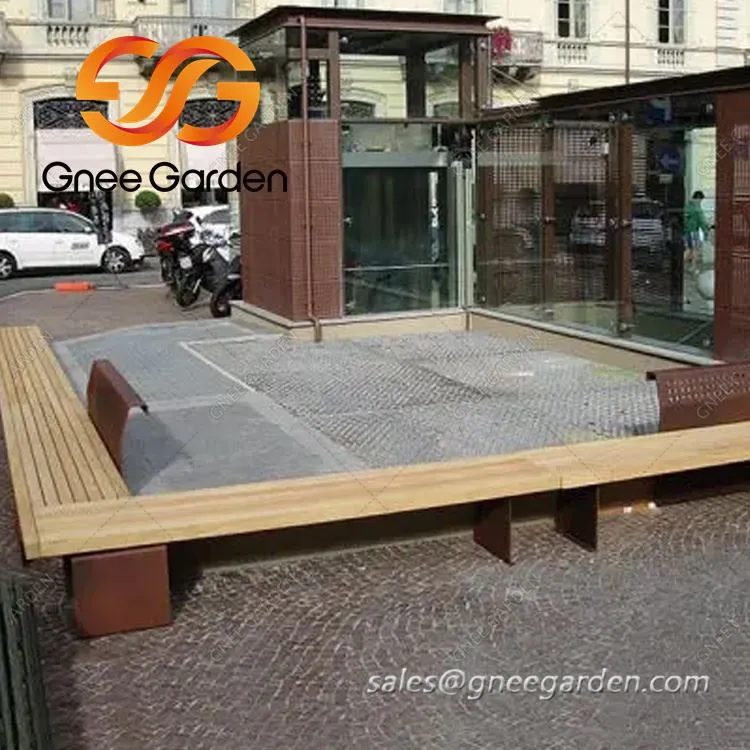 أثاث خارجي كورتين ستيل بحجم مخصص