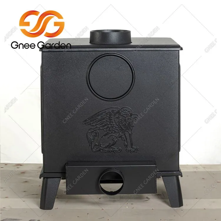 مدافئ حرق الأخشاب المصنوعة من الحديد الزهر الداخلية والخارجية