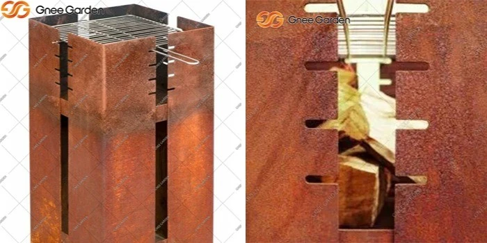 Corten Steel bbq galore fire pit Corten Steel bbq galore fire pit