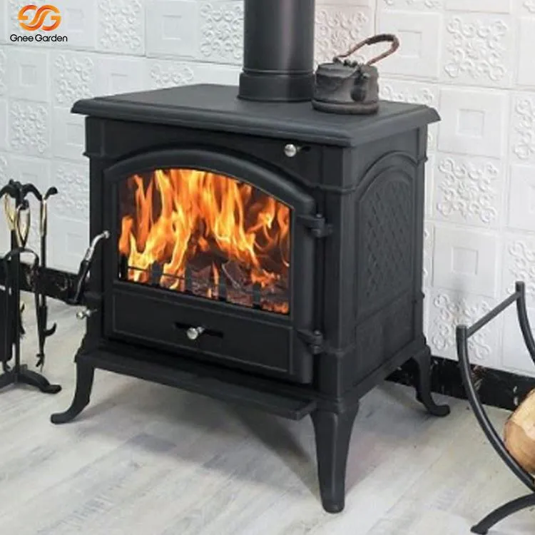 موقد حرق الخشب الحديد