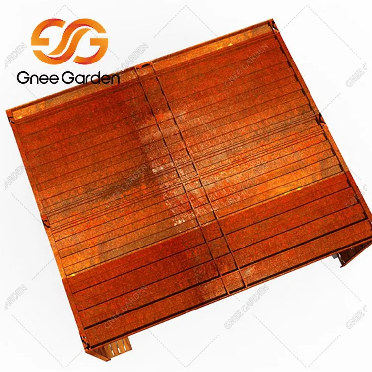 برجولة حديقة معدنية حديثة