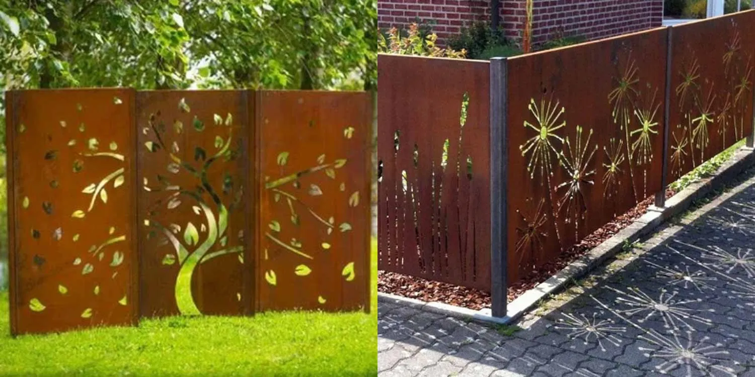 Privacy Steel Corten Screen Manufacturer Garden Screen Privacy Steel Corten Screen Manufacturer Garden Screen