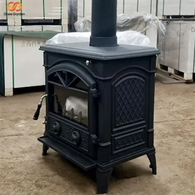 موقد خشب داخلي من الحديد الزهر