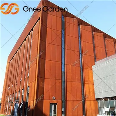 زخرفة لوحة واجهات الصلب Corten