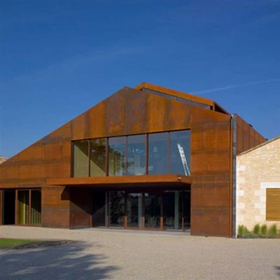 ألواح الكسوة المعدنية Corten Wall Cladding للتصميم