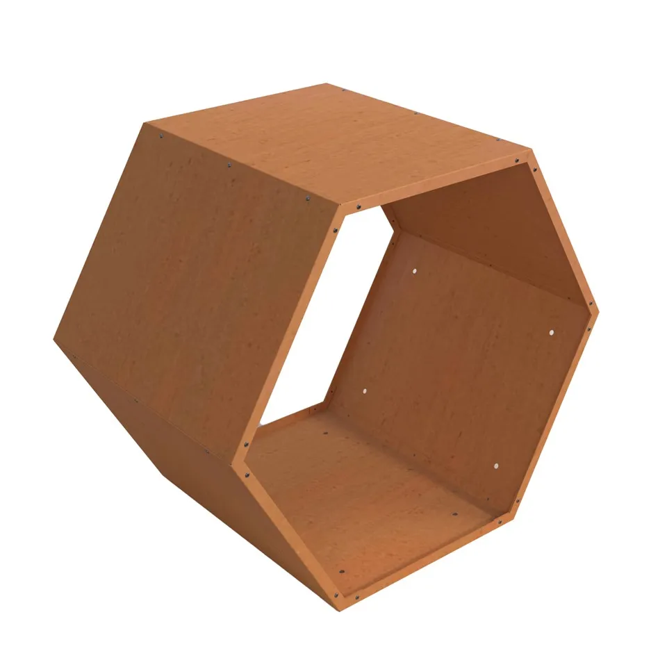 رفوف تخزين خشبية